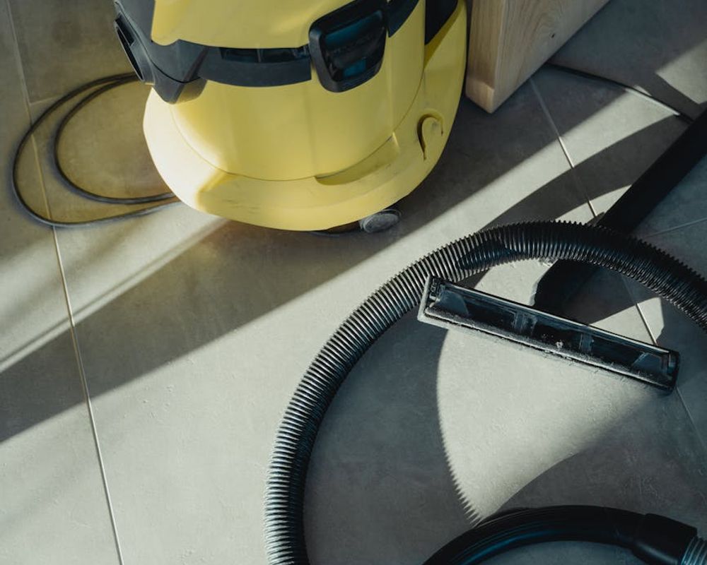 Close up of sports equipment on a clean floor